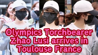 #zhaolusi Fancam Update 240517 | 2024 Olympics Torchbearer Lusi has arrived in Toulouse France