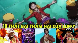 Tứ Hoàng Luffy Từng Bị 10 Kẻ Sau Đánh Bại