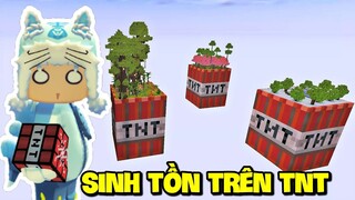 MEOWPEO THỬ THÁCH SINH TỒN TRÊN BLOCK TNT TRONG MINI WORLD