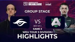 Game 2: Team Secret vs Alliance | DPC WEU 2021/2022 Tour 3: Division I