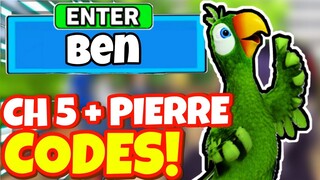 ALL NEW *CH 5 + PIERRE* UPDATE OP CODES! In Roblox Ben codes 2022