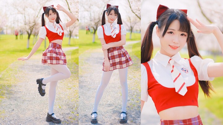 ใช้เวลาเพียง 0.2 วินาทีในการสัมผัสหัวใจของคุณเต้นระรัวใต้ดอกซากุระ!❤️【Yun Miao】