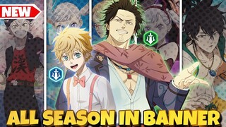 PAST SEASON CHARACTERS ARE NOW IN NEW CURRENT SEASON BANNERS - Black Clover Mobile