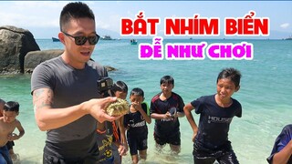 Bắt Nhím Biển "Thần Dược Quý Ông đắt hơn Vàng" dễ như chơi ở Cù Lao Câu