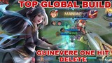 GUINEVERE ONE HIT DELETE | SOLO MANIAC | TOP GLOBAL GUINEVERE FULL GAMEPLAY | MOBILE LEGENDS