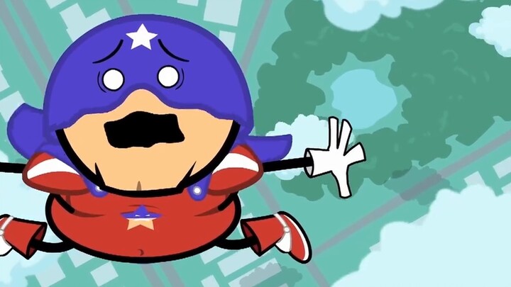 Cyanide Joy Show: Star-Spangled Man fights against evil forces on his own, but is eventually scolded