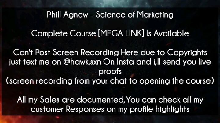 Phill Agnew - Science of Marketing Course Download