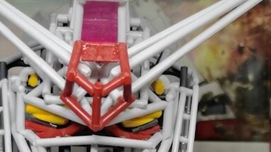 Use 1:144 GTO original Gundam flow channel to make the original portrait