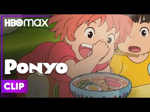 Ponyo & Sōsuke Eat Ramen | Ponyo | HBO Max