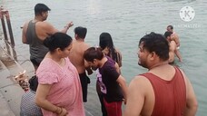 Girl's Ganga Snan bathing Video| Leak Girl's Holy bathing Video | Har Ki Pauri Haridwar Part 12