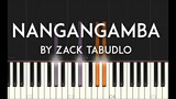 Nangangamba by Zack Tabudlo synthesia piano tutorial with free sheet music