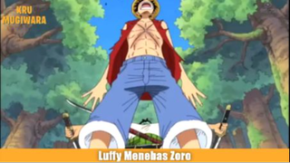 Ketika Luffy Memakai Pedang dan Menebas Zoro