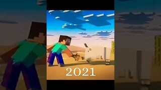 Minecraft Evolution [2021-2025] #short