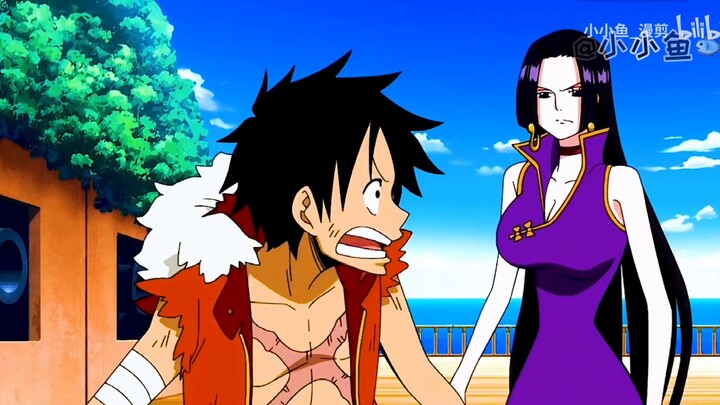 Anime|"One Piece"|Boa·Hancock & Monkey D. Luffy
