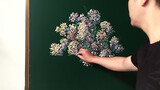 Chalk Drawing: The Lilacs