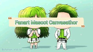 《 Draw Cana & Vato 》Mascot Canvasathor ver. chibi