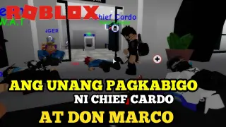 Ang Unang Pagkabigo Ni Chief Cardo At Don Marco | Roblox Brookhaven Rp
