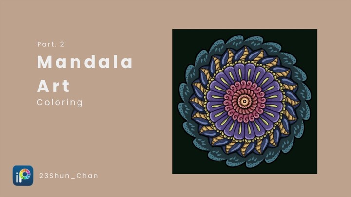 Mandala Art Coloring Part. 2