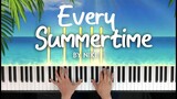 Every Summertime by Niki piano cover  (Shang-Chi and The Legend of The Ten Rings OST) | sheet music