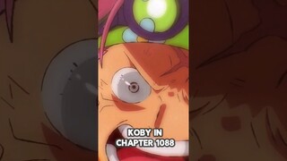 Koby in Chapter 1087 VS Chapter 1088 #onepiece #shorts