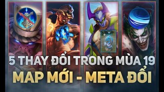 Liên quân 5 Thay Đổi Bản Đồ + Cơ Chế Chiến Trường Đảo Lộn META GAME mùa 19 Thành Phố Siêu Việt TNG