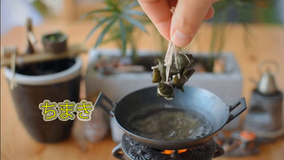[Kuliner] [Masak] [Dapur Miniatur] Zongzi Bacang paling kecil di dunia 