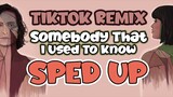 Somebody That I Used To Know Tiktok Remix - Sped Up Version