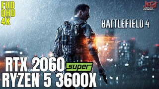 Battlefield 4 | Ryzen 5 3600x + RTX 2060 Super | 1080p, 1440p, 2160p benchmarks!