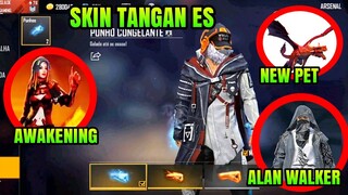 🔥 FREE FIRE - BOCORAN PET TERBARU, AWAKENING MOCO, BUNDLE ALAN WALKER, SKIN TANGAN FIST ICE