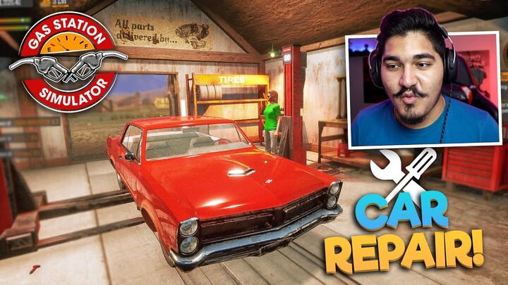 OPENING A WORKSHOP TO REPAIR CARS! -  GAS STATION SIMULATOR #3
