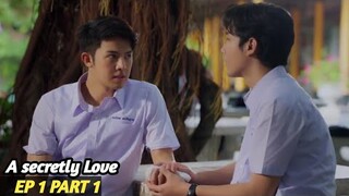 A secretly Love ep 1 part 1 explain in Hindi ||2024 New Thai bl series Explain In Hindi💜🤗💜💜🤗