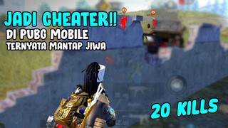 TERNYATA BEGINI RASANYA JADI CHEATER! WALLH4CK LEGAL DARI PUBG MOBILE!! 20 KILLS