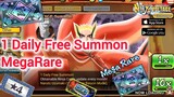 NxB NV 1 DAILY FREE SUMMON MEGARARE FROM BANDAI😎❗️