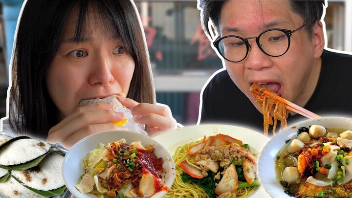 🇲🇾 Melaka Final Day Food Hunt! Hee Kiow, Popiah, Putu Piring & Wan Tan Mee!