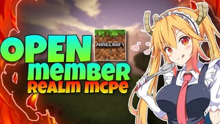 OPEN MEMBER REALM MCPE TERBARU 1.16.201 #realm #mcpe #openmember