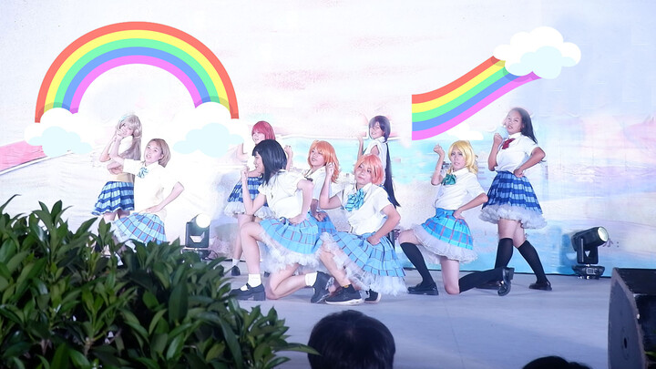 [เต้น]คัฟเวอร์ <No Brand Girl> ที่งานปฐมนิเทศมัธยมปลาย|LoveLive