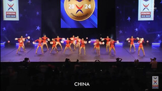 2024年世界啦啦操锦标赛—中国队！重庆二十九中学校 Junior组 为中国队打call！