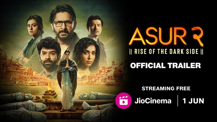 Asur 2 - Official Trailer | JioCinema | Arshad Warsi | Barun Sobti | Streaming Free 1 June