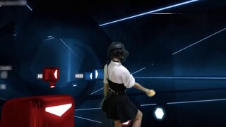 (เกม Beat Saber) เน้นเต้นไม่เน้นเล่นเกม ฉันเต้นเพลง HOP ได้ดูตลกมาก