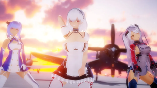 MMD (Azurlane) ECHO(พรินซ์ยูเกน x เซนต์หลุยส์ x ซิเรียสเมด)