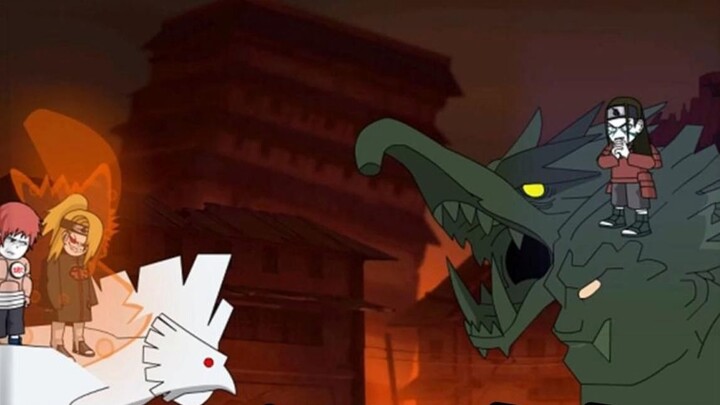 Hashirama led his troops to encircle and suppress Orochimaru, but Deidara attacked and killed all 2,