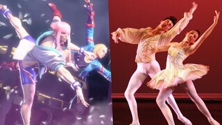 SF6 Manon Ballet Moves VS Real Life Comparison