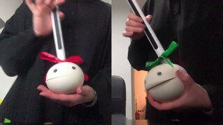 (Otamatone) เล่นเพลง เสียงทะเลหัวร่อ เวอร์ชันเซียวจ้านกับหวังอี้ป๋อ