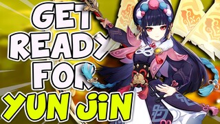 YUN JIN REVEALED! HOW TO PREPARE - Genshin Impact Yun Jin Skills, Builds, Ascension Materials & More