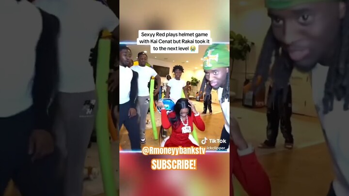 RAKAI ALMOST ENDS SEXY RED WITH THE HELMET GAME ON KAI CENAT STREAM 😭#sexyred #kai #rmoneyybankstv