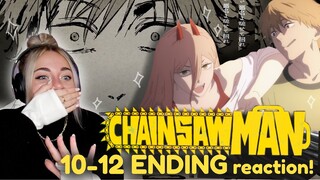 HOW DID I MISS THE ENDING !?! | Chainsaw Man ENDING Reaction 10-12