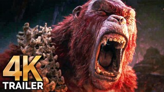 GODZILLA X KONG THE NEW EMPIRE Trailer (4K ULTRA HD) 2024