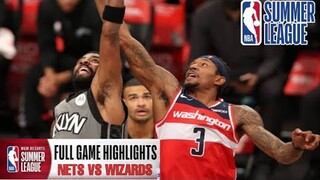 BROOKLYN NETS VS WASHINGTON WIZARDS I NBA SUMMER LEAGUE 2021 I FULL GAME HIGHLIGHTS I NBA2K21