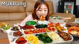 🍱16찬불고기집밥+갓지은밥🍚한식집밥 땡길땐 여윽시 전통시장 반찬털이!!🏃🏻‍♀️KOREAN HOME MEAL MUKBANG ASMR EATINGSHOW REALSOUND 요리 먹방