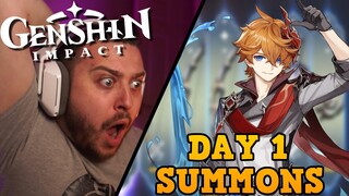 THE LUCKIEST FIRST TIME SUMMONS ($100 WENT FAR) | Genshin Impact